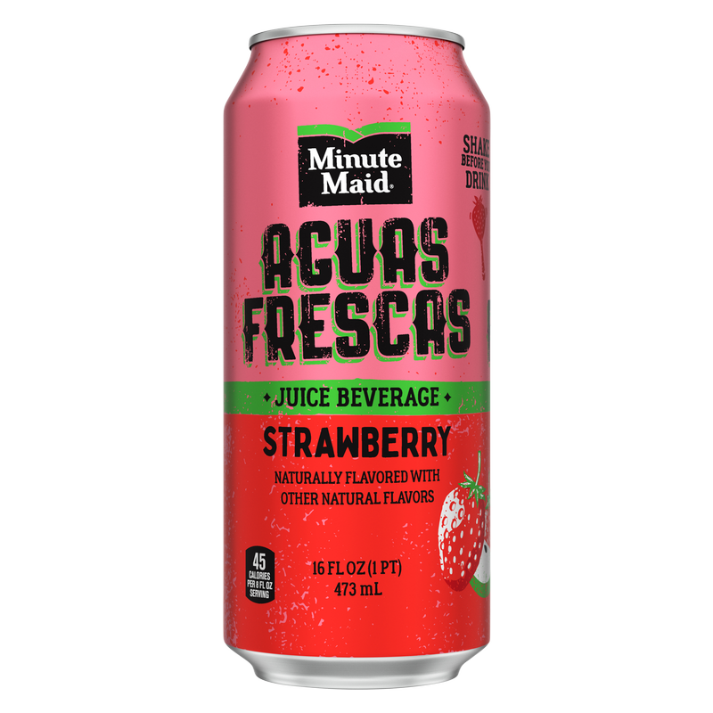 Minute Maid Aguas Frescas Strawberry 16oz