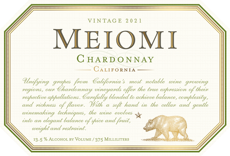 Meiomi California Chardonnay 375ml