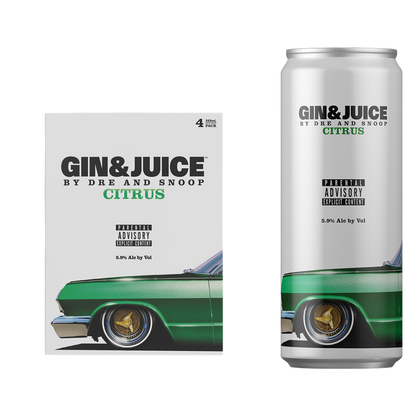 GIN & JUICE Citrus 4pk 355ml Can 5.9% ABV