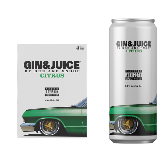 GIN & JUICE Citrus 4pk 355ml Can 5.9% ABV