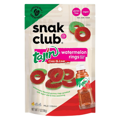 Snak Club Tajin Watermelon Rings, 5oz