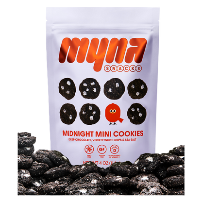 Myna Midnight Mini Cookies 4oz