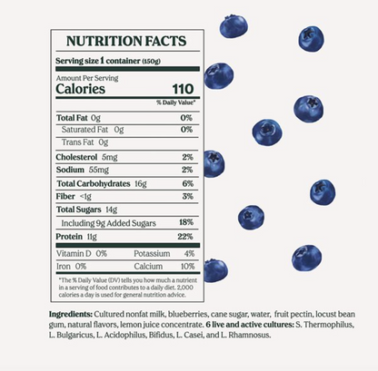 Chobani Blueberry on the Bottom Nonfat Greek Yogurt - 5.3oz