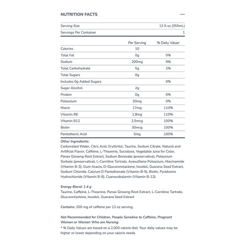 Alani Energy Hawaiian Shaved Ice 12oz Can