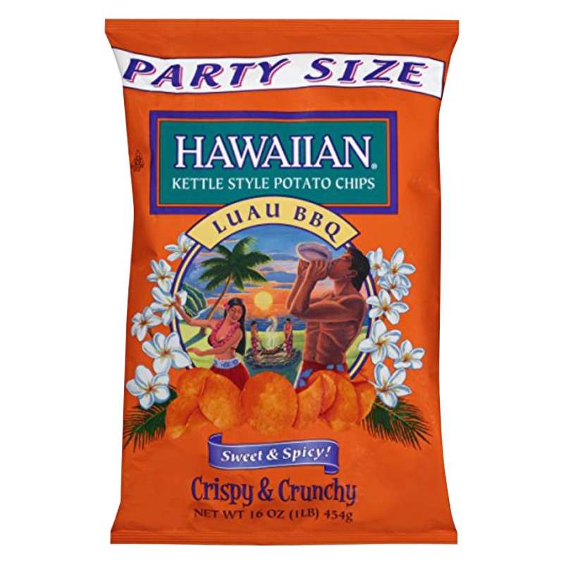 Hawaiian Chips Bbq Luau 15oz