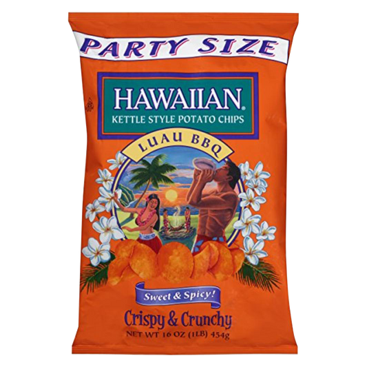 Hawaiian Chips Bbq Luau 15oz