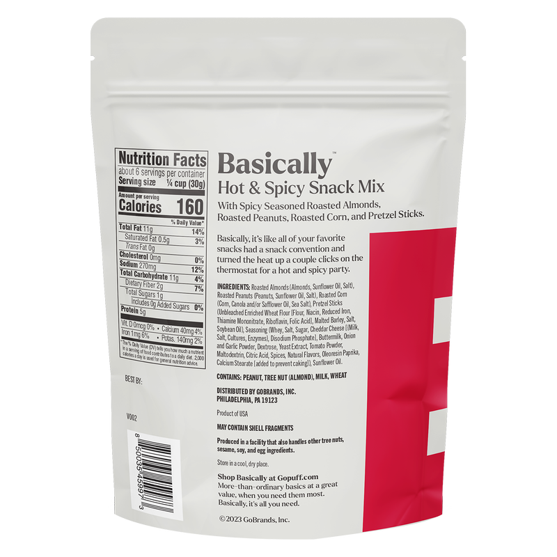 Basically Hot & Spicy Snack Mix 6oz