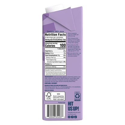 REVL Fruits 100% Berry Wild Juice 32oz Carton