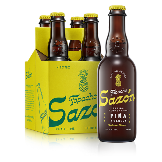 Tepache Sazon Pineapple 4pk 375ml Bottle