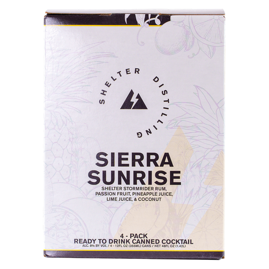 Shelter Distilling Sierra Sunrise 4pk 12oz Can