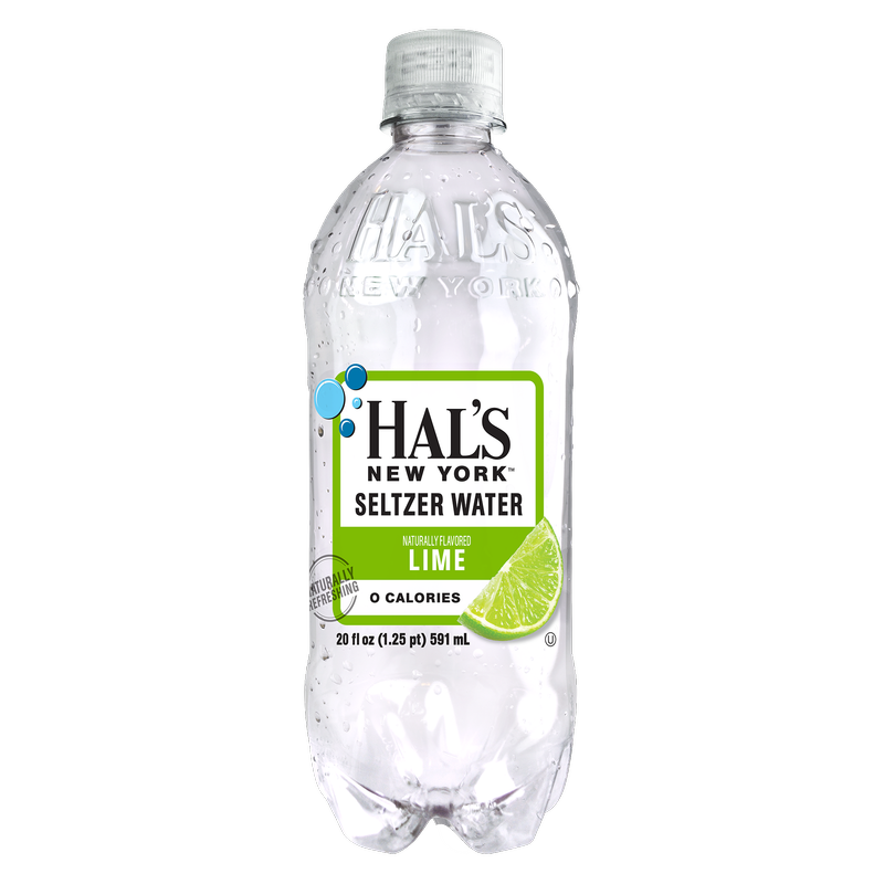 Hal's New York Lime Seltzer 20oz Btl