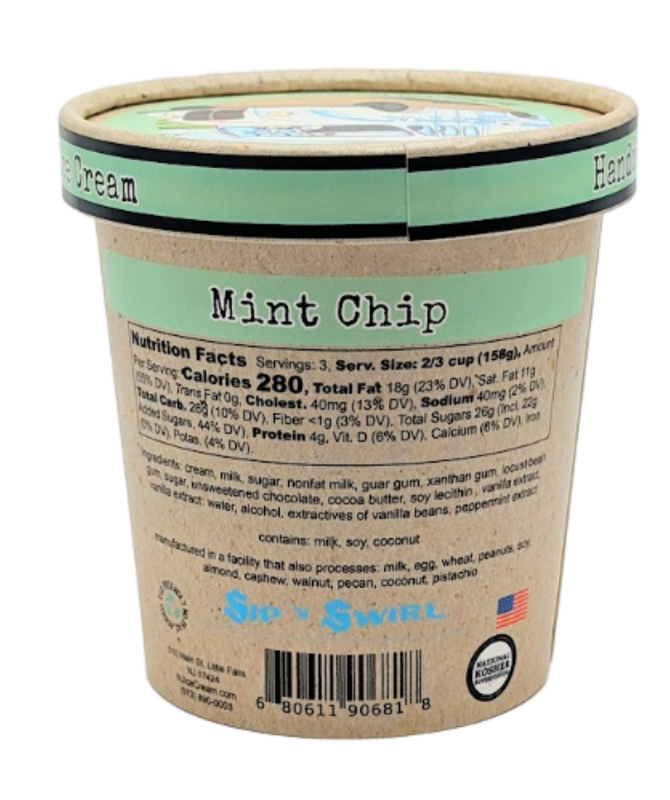 Sip 'N Swirl Good Ol' Mint Chip Ice Cream 16 fl oz