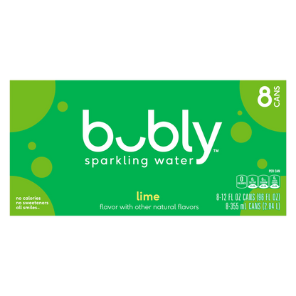 Bubly Lime 8pk 12oz Can