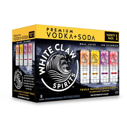 White Claw Vodka + Soda Variety 8pk 12oz Can 4.5% ABV
