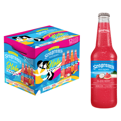 Seagram's Escapes Hola Paradise 12pk 12oz Btl 3.2% ABV