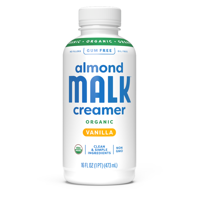 MALK Organic Vanilla Almond Creamer 16oz Btl