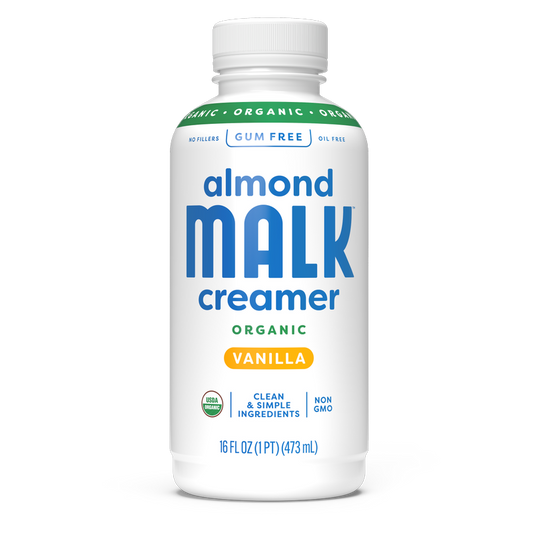 MALK Organic Vanilla Almond Creamer 16oz Btl