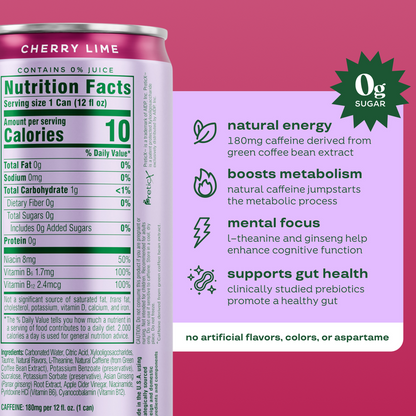 Bloom Energy Cherry Lime 12oz Can
