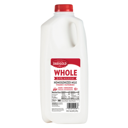 Darigold Whole Vitamin D Milk - 1/2 gallon
