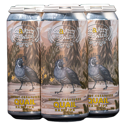 Bravery Brewing Desert Creatures Series - Quail Hazy IPA 4pk 16oz Cans