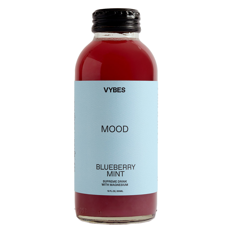 VYBES Blueberry Mint Mood Drink 12oz Btl
