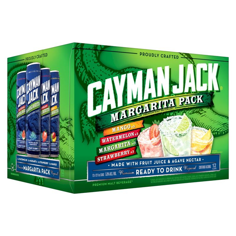 Cayman Jack Margarita Variety Pack 12pk 12oz Can 5.8% ABV