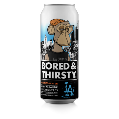 Bored and Thirsty Premium Alkaline Water 16oz Can