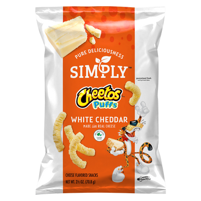 Simply Cheetos Puffs White Cheddar 2.5oz