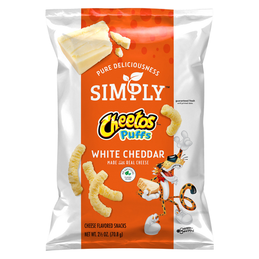 Simply Cheetos Puffs White Cheddar 2.5oz