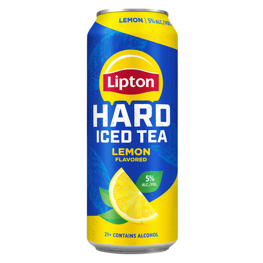 Lipton Hard Iced Tea Lemon 24oz Single Can Single 24oz Can 5% ABV
