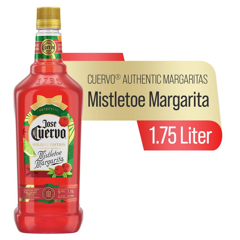 Jose Cuervo Authentic Margarita Mistletoe Ready to Drink Cocktail 1.75L 9.95% ABV
