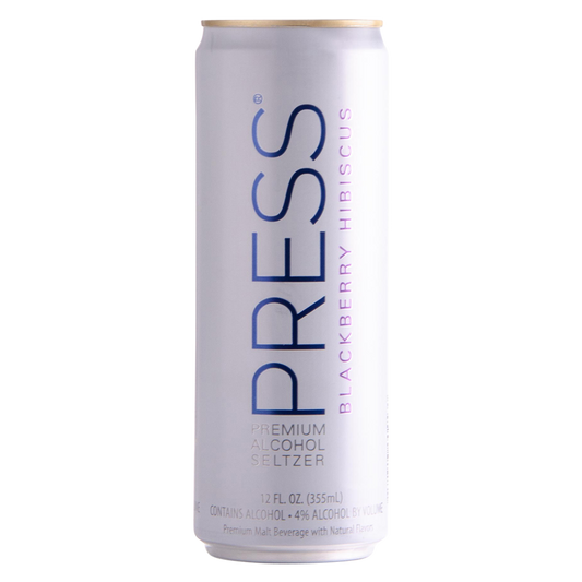 PRESS Blackberry Hibiscus Hard Seltzer 16oz Can 4.0% ABV