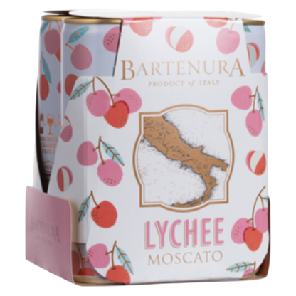 Bartenura Lychee Moscato 4pk 250ml Can