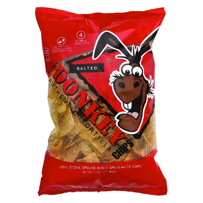 Donkey Tortilla Chips - Salted, 11oz