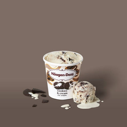 Haagen-Dazs Cookies & Cream Ice Cream, 14oz.