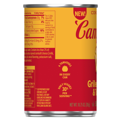Campbell's® Condensed Grilled Cheese & Tomato Soup, 10.75 oz Can