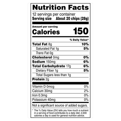 Tostitos Hint of Guacamole Bite Size Rounds Tortilla Chips 11oz