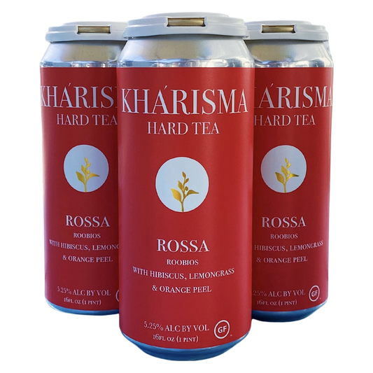 Kharisma Hard Tea Rossa Roobios 4pk 16oz Cans