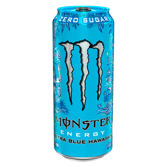 Monster Energy Ultra Blue Hawaiian Energy Drink 16oz Can