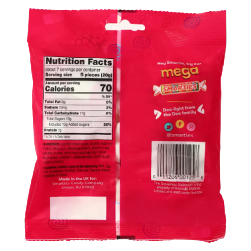 Smarties Squashies Raspberry And Cream, 5oz