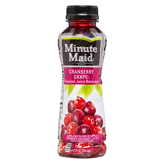 Minute Maid Cranberry Grape Juice 12oz Btl