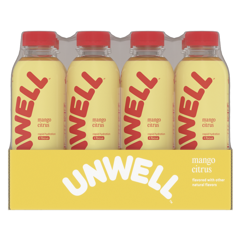 Unwell Mango Citrus Hydration Drink 12pk 16.9oz Btl- XL