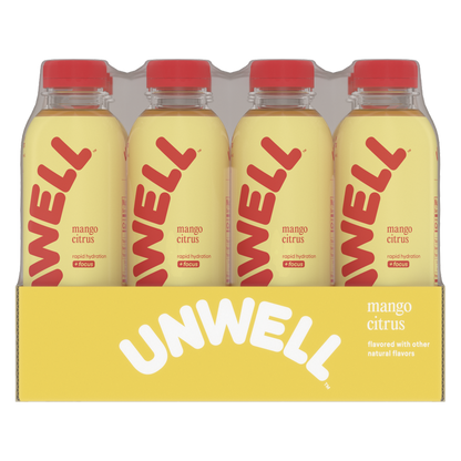 Unwell Mango Citrus Hydration Drink 12pk 16.9oz Btl- XL