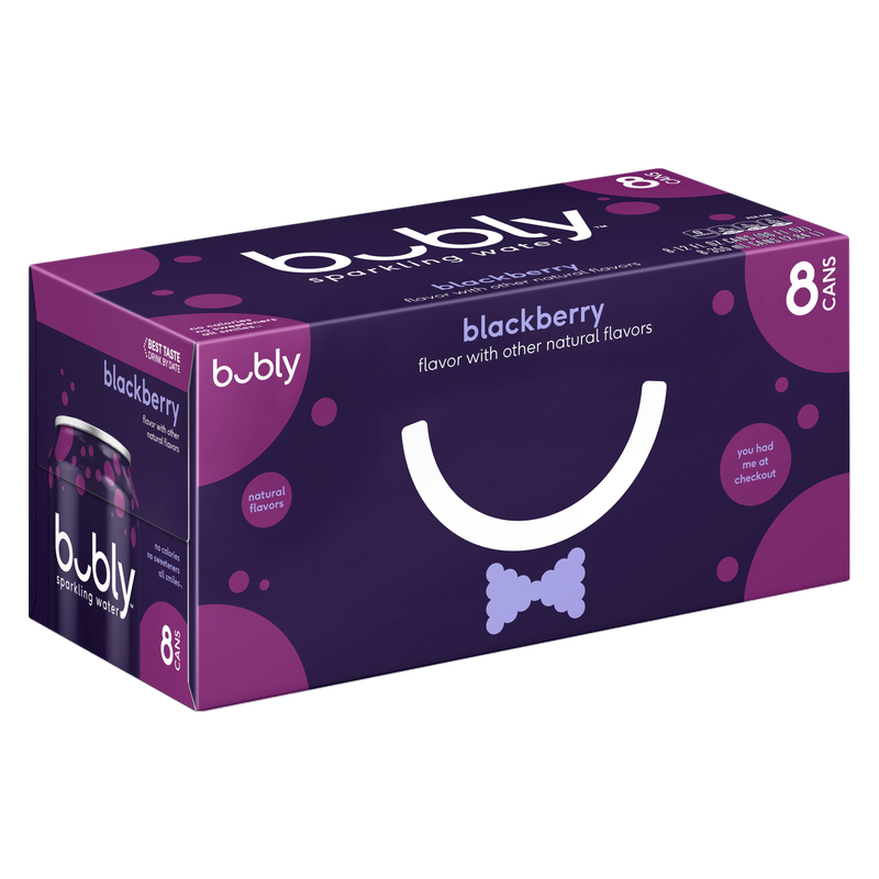 Bubly Blackberry 8pk 12oz Can