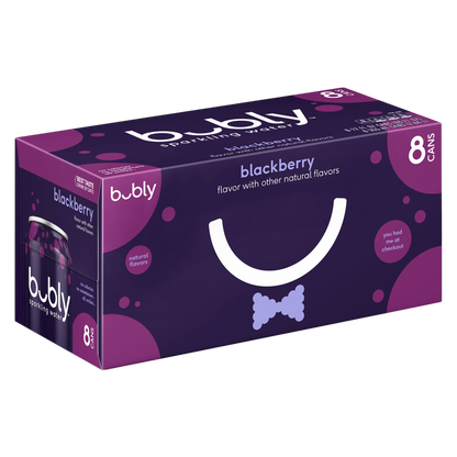 Bubly Blackberry 8pk 12oz Can