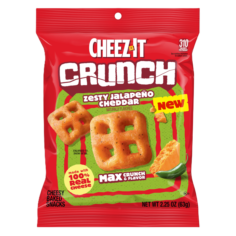 Cheez-it Crunch Zesty Jalapeno, 2.25 oz
