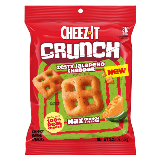 Cheez-it Crunch Zesty Jalapeno, 2.25 oz