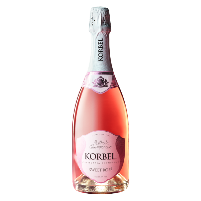 Korbel Sweet Rose California Champagne 750ml