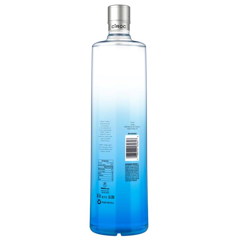 CIROC Ultra-Premium Vodka, 1.75 L (80 Proof)