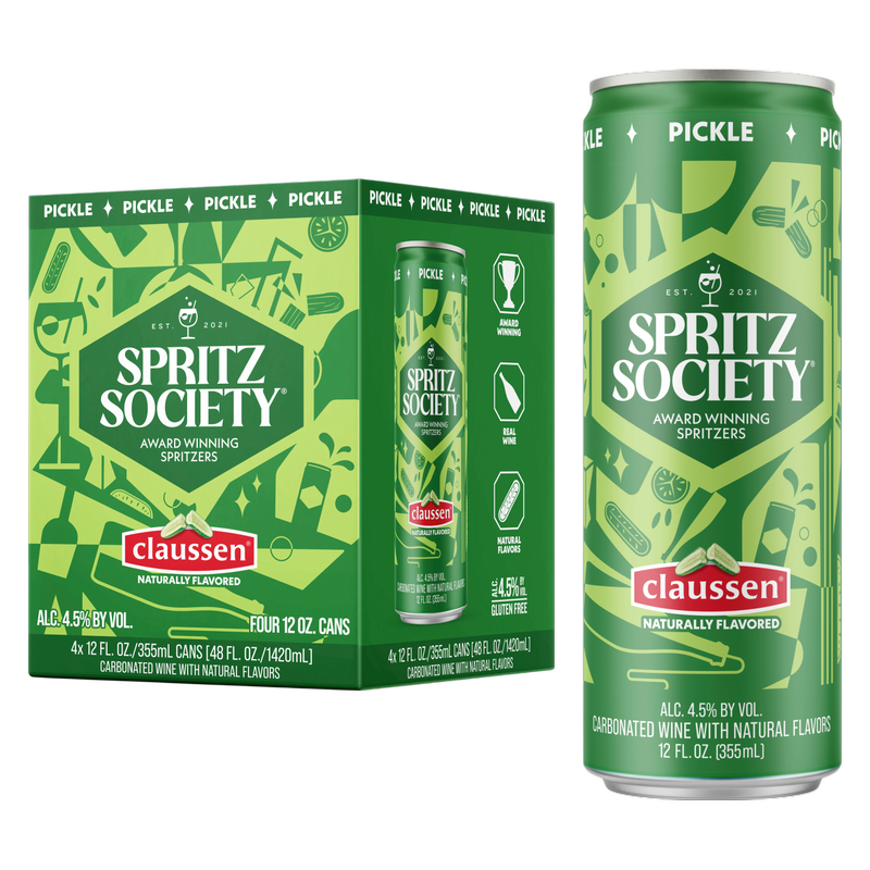 Spritz Society Pickle Spritzer 4pk 12oz Cans 4.5% ABV